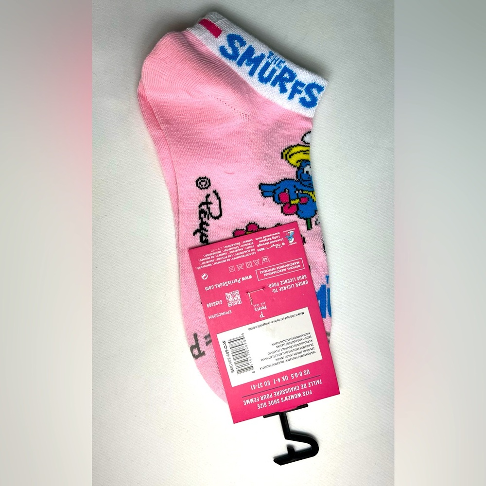 Perri’s Socks - Smurf’s Ankle Socks 2 Pairs - Size:WOMEN 6-9.5 - Picture 6 of 7